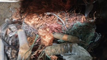tunuyan: secuestran 1.100 kilos de cobre robado