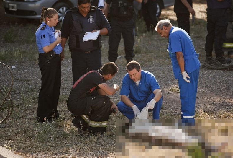ahogado en canal cacique guaymallen, accidente, rescate del cuerpo