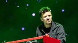 Juan Emilio Cucchiarelli, el mendocino que toca con Los Piojos.&nbsp;