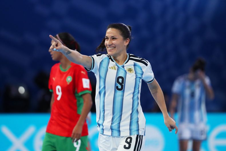 Para los libros de historia: una mendocina marcó el gol inaugural del primer Mundial de Futsal