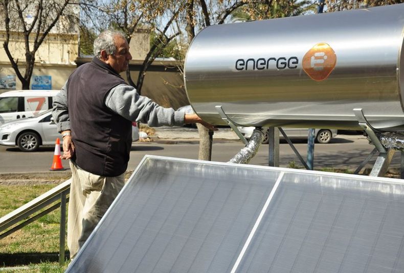 Termotanque solar, Macri, Energe