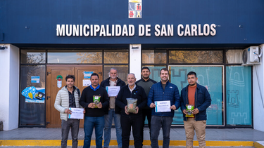 Productores de San Carlos recibieron la certificación. Productores de San Carlos recibieron la certificación.