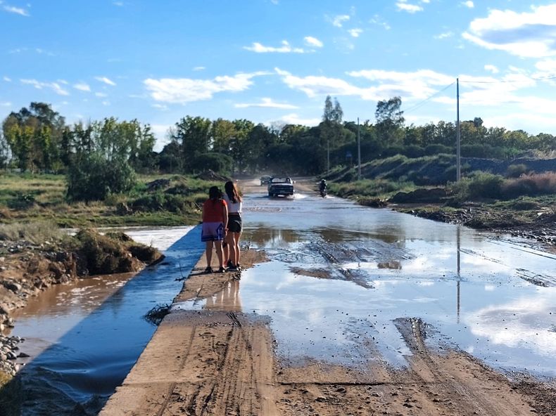 La obra para reconstruir el badén la realizará la Municipalidad de San Rafael. 