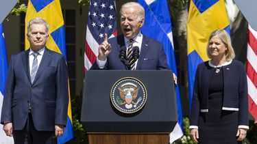 Estados Unidos avala entrada de Suecia y Finlandia a la OTAN.
