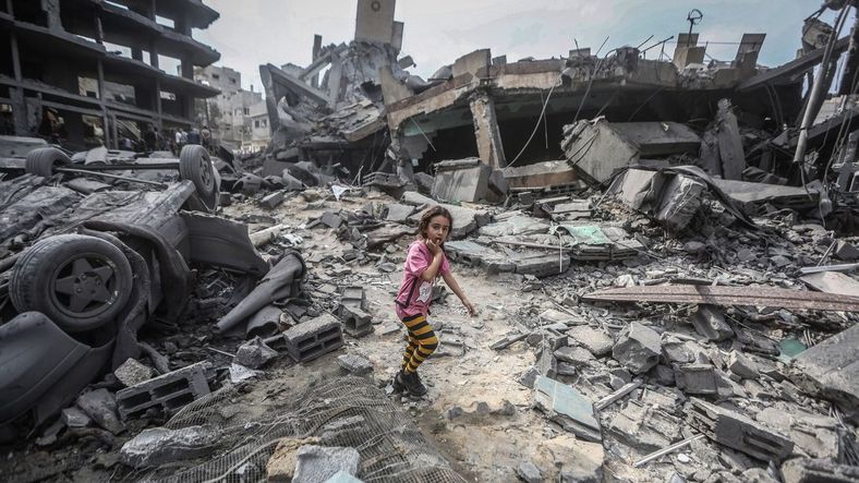 Del total de víctimas en Gaza, un gran porcentaje son niños y niñas.