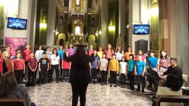 El Coro de Niños UNCuyo cantará en la Iglesia Metodista celebrando el Día de la Música.