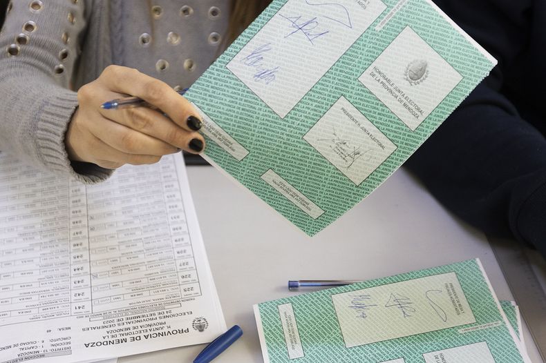 En las elecciones 2025 se vota con boleta única papel en Mendoza y en todo el país.