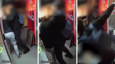 Violencia de género: un actor atacó a su expareja a puñaladas y la cámara de seguridad captó el salvaje episodio