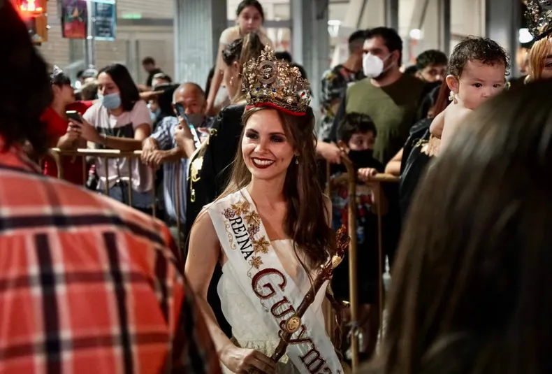 Julieta Lonigro, la reina de Guaymallén elegida en una vendimia paralela en el 2022.