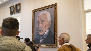 La imagen de José de San Martín en la Legislatura de Mendoza.&nbsp;