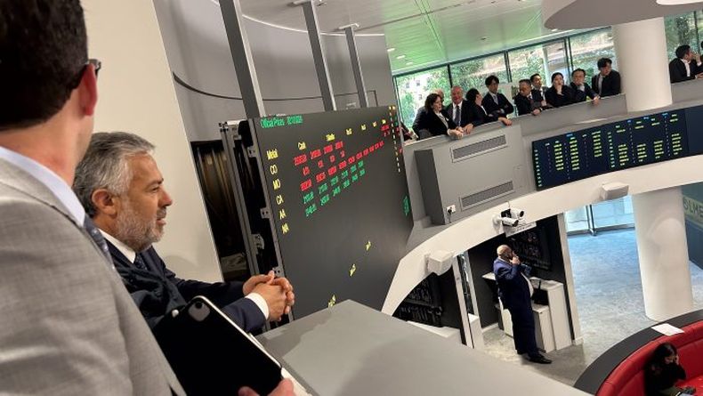 Alfredo Cornejo en las instalaciones de la London Metal Exchange.