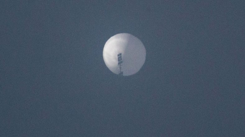 .El supuesto globo espía chino que fue detectado en el espacio aéreo norteamericano