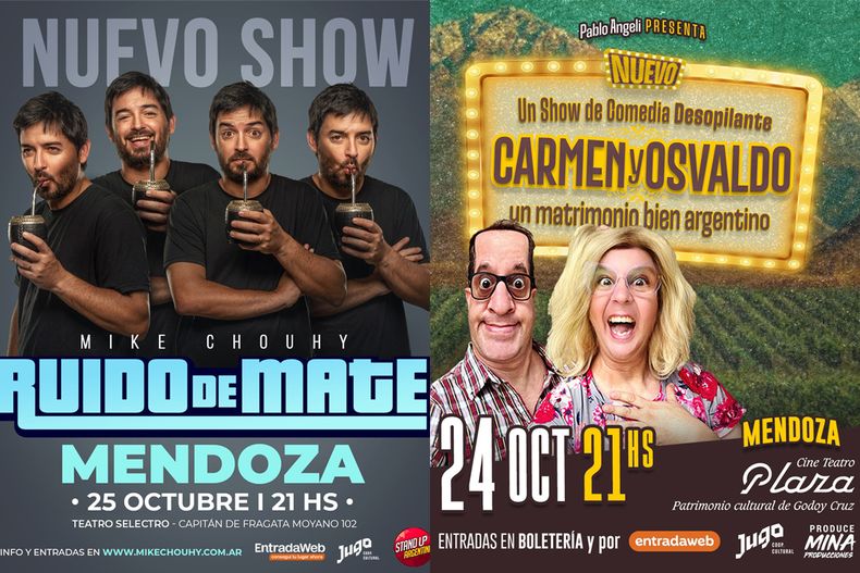 Historias, emociones y humor se apoderan del escenario mendocino este octubre