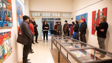 ya se puede recorrer la muestra tramas, de sergio hellin