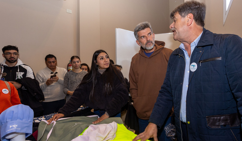 Ulpiano Suarez y Mario Abed participaron de una jornada para fortalecer la industria textil