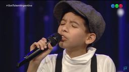 Got Talent Argentina: un niño alzó la voz por la infancia y emocionó a todos