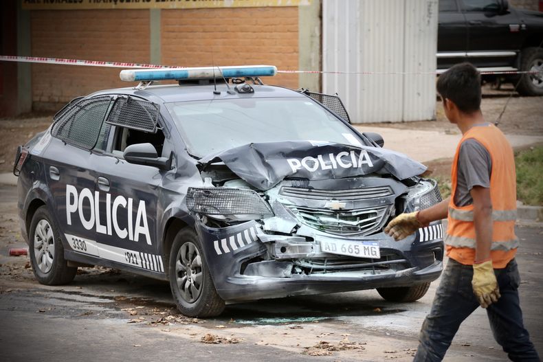 Robo, persecución y choque en Guaymallén.