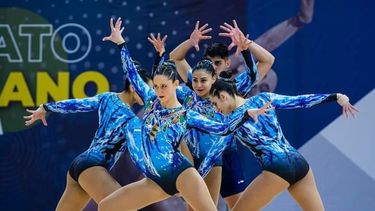 La Gimnasia Aeróbica de Mendoza en lo más alto.