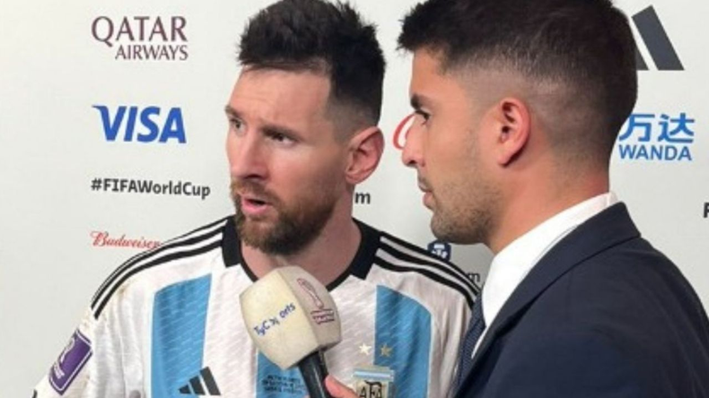 Qué mirás bobo la frase de Messi que se hizo canción