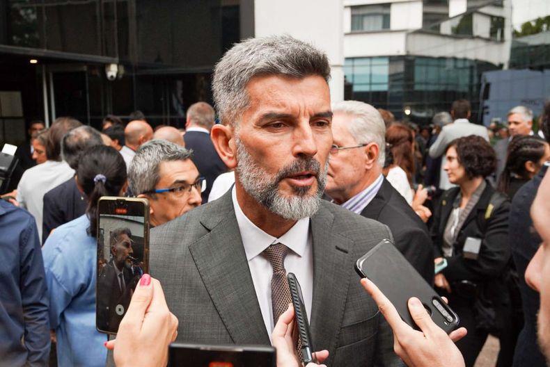 El intendente de Ciudad, Ulpiano Suarez.