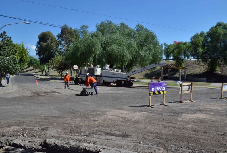 Asfalto, guaymallén, obras