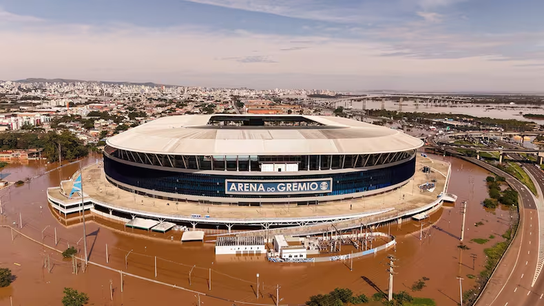 Postergan el partido entre Gremio y Estudiantes por inundaciones: cuándo se jugará