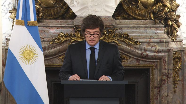 El presidente presentó el proyecto de Presupuesto 2026 por cadena nacional.