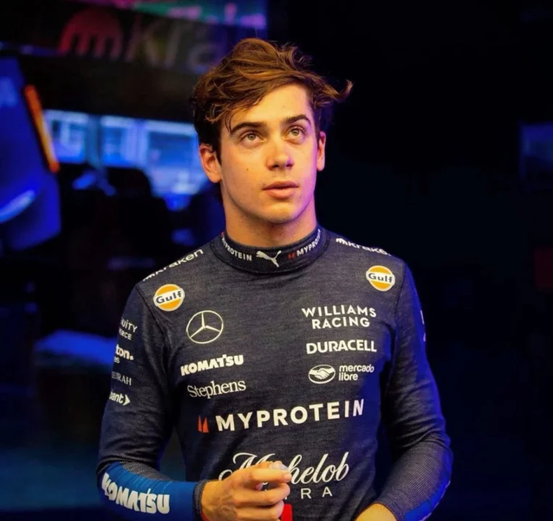 Franco Colapinto largó último y terminó en el puesto 14 en el Gran Premio de Las Vegas.
