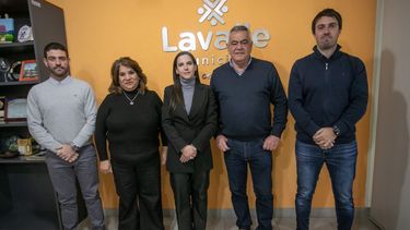 Mercedes Rus y Edgardo González recorrieron el Centro de monitoreo de Lavalle