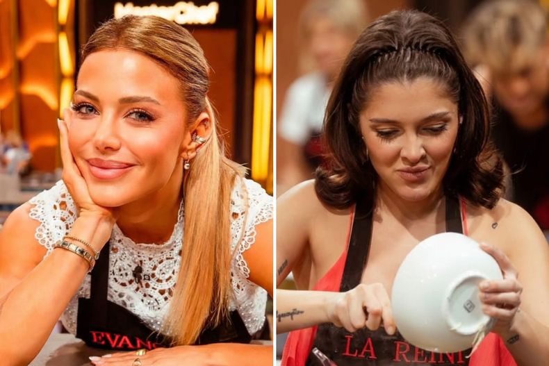 Evangelina Anderson y Sofía “La Reini” Gonet recibieron las medallas en MasterChef Celebrity
