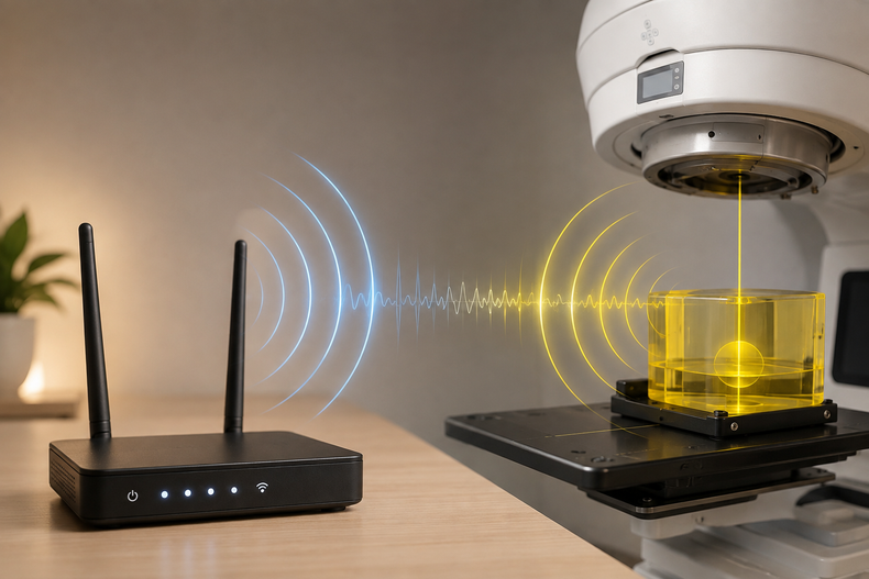 Radiación y Radioactividad no son lo mismo. Imagen generada con IA.