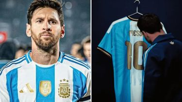Lionel Messi mostró en sus redes sociales la camiseta que utilizará en su último partido con la Selección argentina. &nbsp;