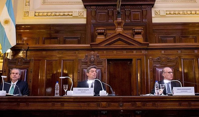 Los tres integrantes de la Corte Suprema de Justicia de la Nación Argentina que tomaron el control de la democracia y la voluntad popular  de San Juan y Tucumán.