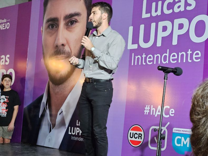 Lucas Luppo, candidato a intendente de Lavalle por Cambia Mendoza. 