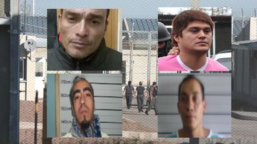 Morales, Gómez, Mercado y Cortez -de izquierda a derecha y arriba hacia abajo-, los líderes de la revuelta.&nbsp;