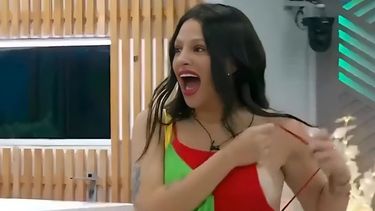 Chiara Mancuso y su topless accidental en Gran Hermano.