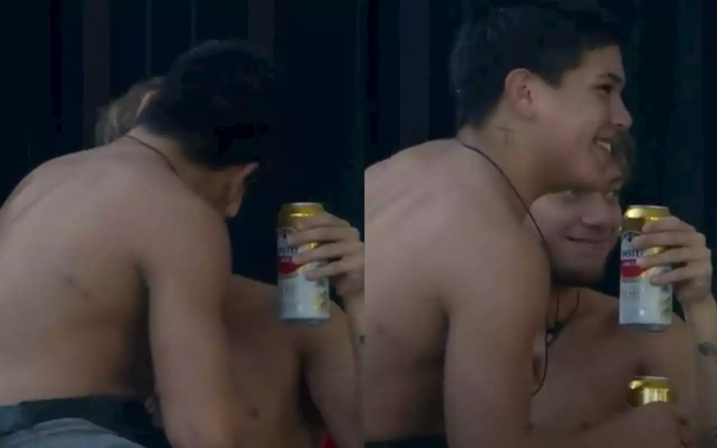 Nacho y Thiago se besaron en Gran Hermano.