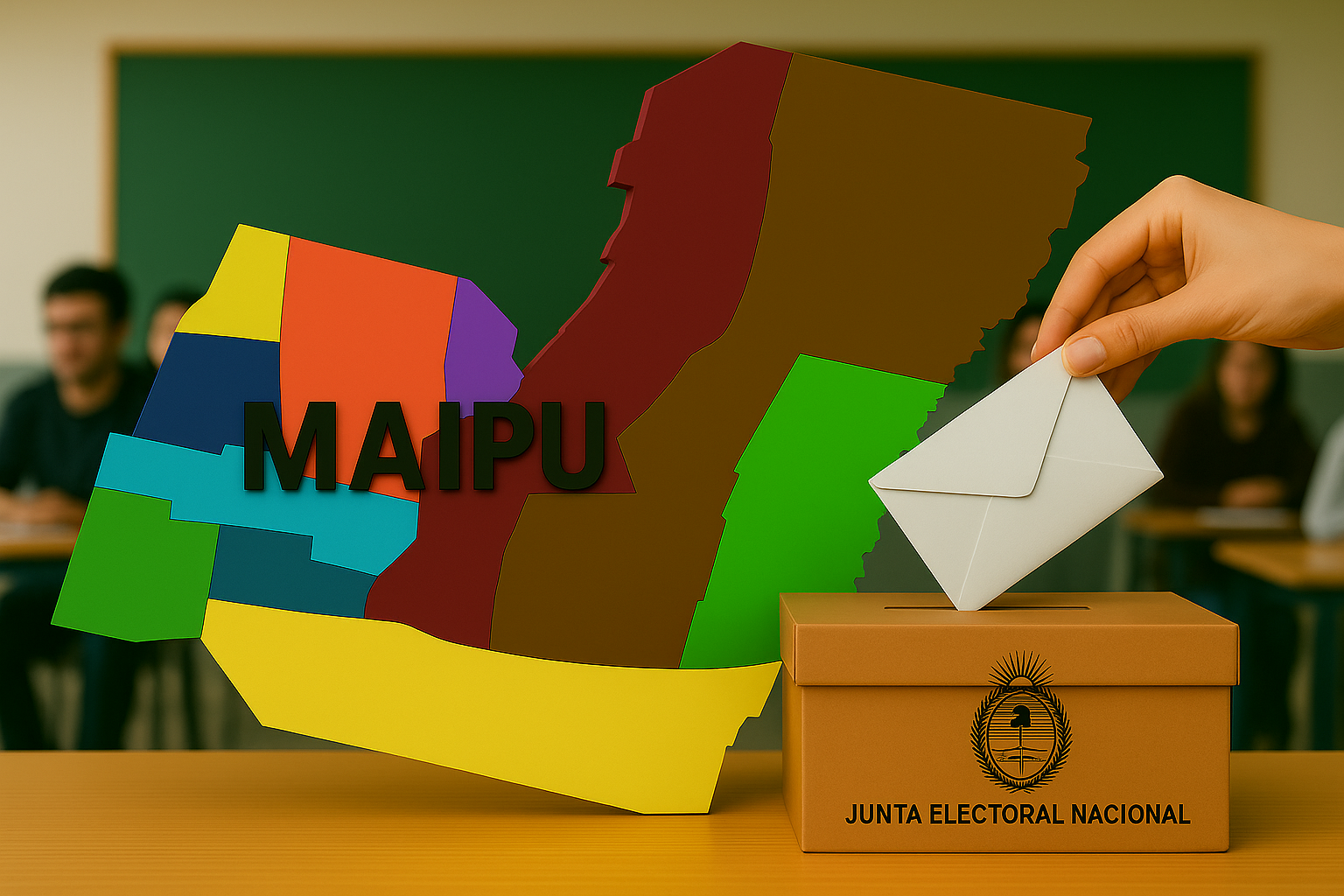 Elecciones 2025 en Maipú: estas son las boletas que te encontrarás para votar