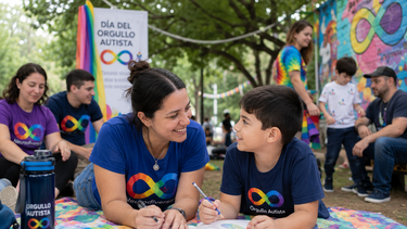 En el Día del Orgullo Autista, Daiana cuenta cómo el diagnóstico la ayudó a comprenderse, así como a acompañar a su hijo.