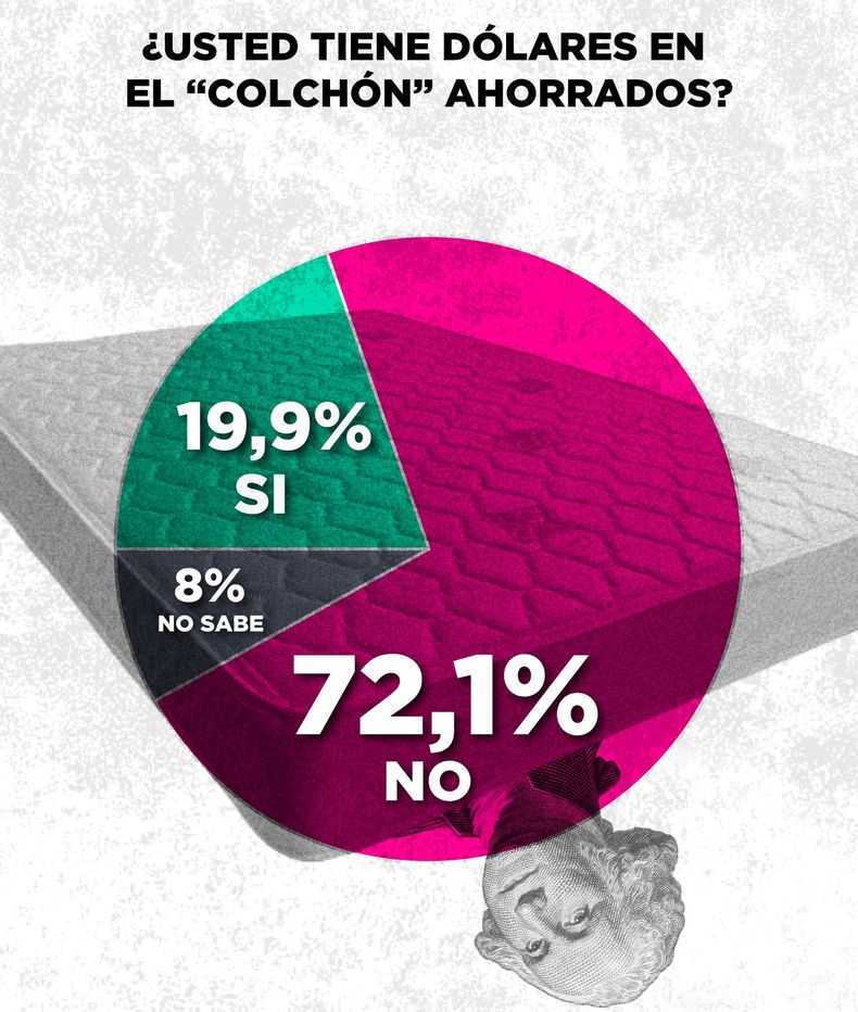 Apenas un quinto de los argentinos tiene ahorros en dólares