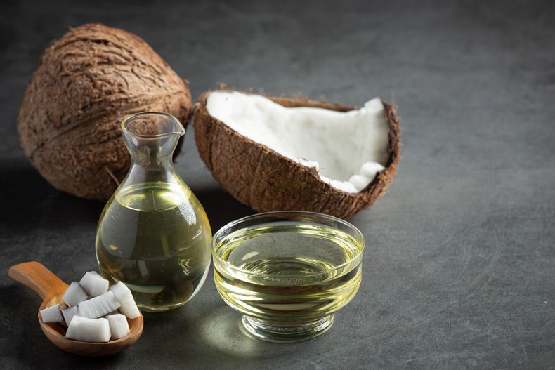 El aceite de coco.