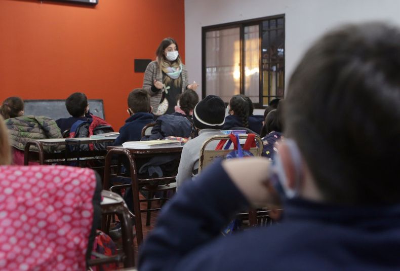 Comenzó la última etapa del ciclo lectivo 2021 con presencialidad absoluta, clases, clases presenciales, alumnos, colegio, niños, protocolo, colegio