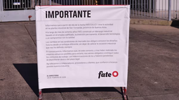 Cierra Fate, la histórica fábrica de neumáticos. Cierra Fate, la histórica fábrica de neumáticos.