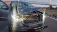 Así quedó la camioneta Toyota Amarok tras el accidente vial. Así quedó la camioneta Toyota Amarok tras el accidente vial.