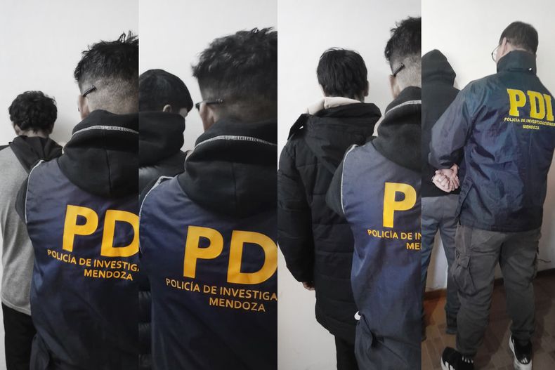Los allanamientos en Tunuy&aacute;n dejaron cuatro detenidos.