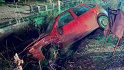 Así quedó uno de los autos que protagonizó el siniestro vial.&nbsp;