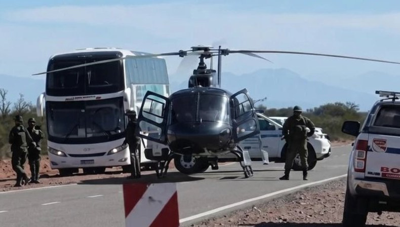 La ubicación del siniestro fue identificada mediante un sobrevuelo realizado desde el Parque Nacional Talampaya.