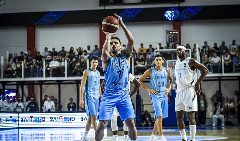 Campazzo fue la figura argentina en la derrota con Bahamas