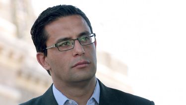 El juez Sebastián Sarmiento, en su momento más complicado. El juez Sebastián Sarmiento, en su momento más complicado.