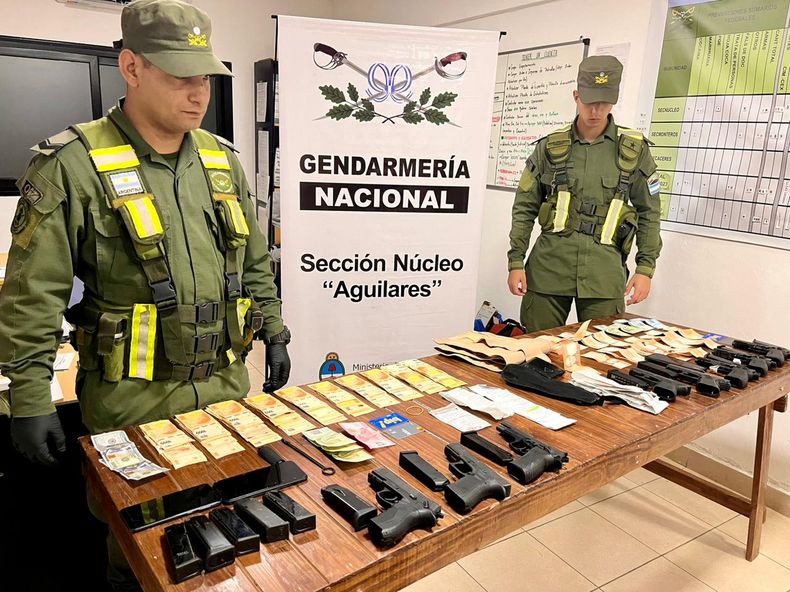 Las armas que traían a la Provincia de Mendoza.